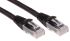RS PRO Cat6 Male RJ45 to Male RJ45 Ethernet Cable, U/UTP, Black LSZH Sheath, 1m
