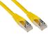 RS PRO Cat5e Male RJ45 to Male RJ45 Ethernet Cable, F/UTP, Yellow PVC Sheath, 3m