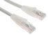 RS PRO Cat5e Male RJ45 to Male RJ45 Ethernet Cable, U/UTP, Grey LSZH Sheath, 2m