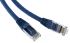 RS PRO Cat6 Male RJ45 to Male RJ45 Ethernet Cable, U/UTP, Blue LSZH Sheath, 5m
