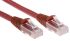 RS PRO Cat6 Male RJ45 to Male RJ45 Ethernet Cable, U/UTP, Red LSZH Sheath, 10m
