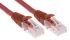 RS PRO Cat5e Male RJ45 to Male RJ45 Ethernet Cable, U/UTP, Red LSZH Sheath, 10m