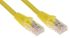 RS PRO Cat5e Male RJ45 to Male RJ45 Ethernet Cable, U/UTP, Yellow LSZH Sheath, 3m