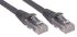 RS PRO Cat6 Male RJ45 to Male RJ45 Ethernet Cable, U/UTP, Grey LSZH Sheath, 1m
