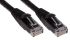 RS PRO Cat6 Male RJ45 to Male RJ45 Ethernet Cable, U/UTP, Black PVC Sheath, 3m