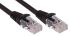 RS PRO Cat5e Male RJ45 to Male RJ45 Ethernet Cable, U/UTP, Black LSZH Sheath, 2m