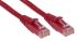 RS PRO Cat6 Male RJ45 to Male RJ45 Ethernet Cable, U/UTP, Red PVC Sheath, 1m
