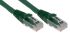 RS PRO Cat6 Male RJ45 to Male RJ45 Ethernet Cable, U/UTP, Green LSZH Sheath, 3m