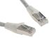 RS PRO Cat6 Male RJ45 to Male RJ45 Ethernet Cable, F/UTP, Grey LSZH Sheath, 0.5m