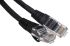 RS PRO Cat6 Male RJ45 to Male RJ45 Ethernet Cable, U/UTP, Black PVC Sheath, 0.5m