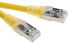 RS PRO Cat6 Male RJ45 to Male RJ45 Ethernet Cable, F/UTP, Yellow LSZH Sheath, 5m