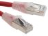 RS PRO Cat6 Male RJ45 to Male RJ45 Ethernet Cable, F/UTP, Red LSZH Sheath, 5m