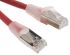 RS PRO Cat6 Male RJ45 to Male RJ45 Ethernet Cable, F/UTP, Red LSZH Sheath, 2m