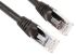 RS PRO Cat6 Male RJ45 to Male RJ45 Ethernet Cable, U/UTP, Black LSZH Sheath, 0.5m
