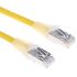 RS PRO Cat5e Male RJ45 to Male RJ45 Ethernet Cable, F/UTP, Yellow PVC Sheath, 0.5m