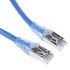 RS PRO Cat5e Male RJ45 to Male RJ45 Ethernet Cable, F/UTP, Blue PVC Sheath, 2m