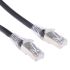 RS PRO Cat6 Male RJ45 to Male RJ45 Ethernet Cable, F/UTP, Black LSZH Sheath, 5m