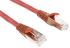 RS PRO Cat6 Male RJ45 to Male RJ45 Ethernet Cable, F/UTP, Red LSZH Sheath, 10m