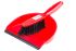 Paletta e spazzola di colore Rosso RS PRO, per Polvere