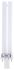 Philips 2-Rohr Energiesparlampe, 9 W L. 167 mm, Sockel G23 2700K Ø 28mm