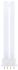 Ampoule fluocompacte 2G7, 9 W, 2700K, Forme Double tube, Blanc chaud