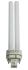 G24q-3 2D Shape CFL Bulb, 26 W, 2700K, Warm White Colour Tone
