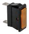 Arcolectric (Bulgin) Ltd 0430 Series Orange Neon Panel Mount Indicator, 250V, 28.2 x 11.5mm Mounting Hole Size, Solder