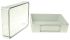 Fibox EK Series Grey Polycarbonate Enclosure, IP66, IP67, Flanged, Transparent Lid, 380 x 280 x 180mm
