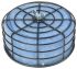 ebm-papst Fan Filter for 108 mm, 120 mm Fans, Viledon Filter, Steel Frame