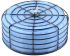 ebm-papst Fan Filter for 140 mm, 146 mm, 160 mm Fans, Viledon Filter, Steel Frame