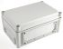 Fibox EK Series Grey Polycarbonate Enclosure, IP66, IP67, Flanged, Grey Lid, 280 x 190 x 130mm
