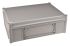 Fibox EK Series Grey Polycarbonate Enclosure, IP66, IP67, Flanged, Grey Lid, 380 x 280 x 130mm