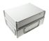 Fibox EK Series Grey Polycarbonate Enclosure, IP66, IP67, Flanged, Grey Lid, 380 x 280 x 180mm