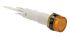 Arcolectric (Bulgin) Ltd パイロットランプ, 12V, 黄, 実装ホールサイズ:10mm, C027700FAL