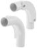 Schneider Electric PIB Series Inspection Elbow Conduit Fitting, White 25mm nominal size