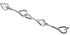RS PRO Jack Chain, Conduit Fitting, 2.9mm Nominal Size, Galvanised Steel