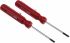 RS PRO Engineers Slotted Parallel; Pozidriv Screwdriver Set 2 Piece