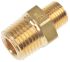 Legris LF3000 Series Straight Threaded Adaptor, R 1/4 Male to R 1/8 Male, Threaded Connection Style