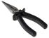RS PRO Long Nose Pliers, 150 mm Overall, Straight Tip, 40mm Jaw