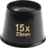 RS PRO Magnifier, 15X x Magnification, 30mm Diameter