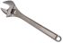 Bahco Adjustable Spanner, 380 mm Overall, 44mm Jaw Capacity, Metal Handle