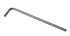 Šesťhranný kľúč Metrický 5mm Šesťhran tvar L Dlhé rameno, Chróm-vanádová oceľ RS PRO