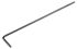 Šesťhranný kľúč Metrický 5 / 64in Šesťhran tvar L Dlhé rameno, Chróm-vanádová oceľ RS PRO