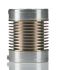 Huco Bellows Coupling, 25mm Outside Diameter, 12mm Bore, 33mm Length Coupler