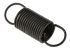 RS PRO Steel Extension Spring, 34.4mm x 12mm