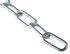 RS PRO Zinc Plated Steel Chain, 10m Length, 130 kg Lifting Load