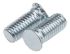RS PRO Steel Zinc plated & clear Passivated Self Clinching Stud, M5, length-12mm