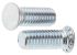 RS PRO Steel Zinc plated & clear Passivated Self Clinching Stud, M6, length-16mm