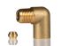 Norgren Enots 36 Series Elbow Threaded Adaptor, R 1/8 Male to Push In 4 mm, Threaded-to-Tube Connection Style