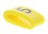 HellermannTyton Ovalgrip Slide On Cable Markers, Black on Yellow, Pre-printed "5", 2.5 → 6mm Cable